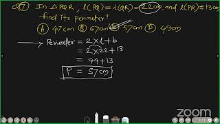 area and perimeter  triangle [upl. by Altaf]