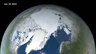 Arctic Sea Ice Minimum 2022 [upl. by Zanlog937]