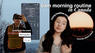 6AM Morning Routine in Canada  Working as a web designer amp building healthy habits [upl. by Ries]