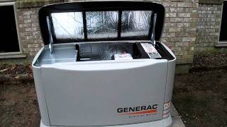 Generac test run [upl. by Fredia]