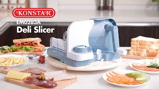 KONSTAR CHANNEL  Deli Slicer EM0283A  New Color [upl. by Isej968]