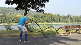 Battle Rope Workout für den ganzen Körper Kraft amp Ausdauer [upl. by Yasui]