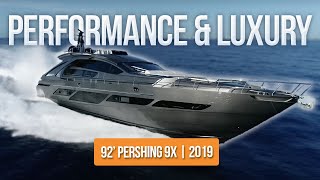 Pershing 9X Yacht Walkthrough THE WOLF [upl. by Diley]