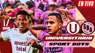 GOL DE PÉREZ GUEDES 30  UNIVERSITARIO VS SPORT BOYS EN VIVO [upl. by Airad]