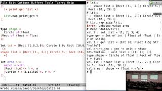 OCaml Data Types [upl. by Irami]