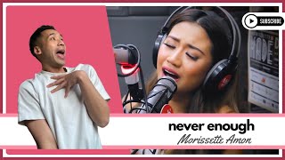 Vocal Coach reacts Morissette Amon x Never Enough [upl. by Kaile]