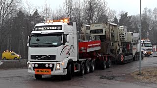 Volvo FH16 540 6x4 amp Volvo FH16 660 6x4 With Wide Loads [upl. by Ripley]