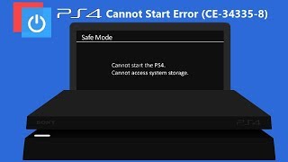 PS4 Slim Cannot Start CE343358 Cannot access system storage fix [upl. by Eiblehs776]