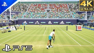 Matchpoint  Tennis Championships  PS5 Gameplay 4K 60FPS [upl. by Aihtekal]