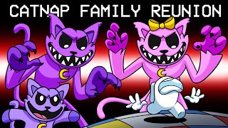 CATNAP FAMILY Mod in Among Us [upl. by Yatnuahc154]