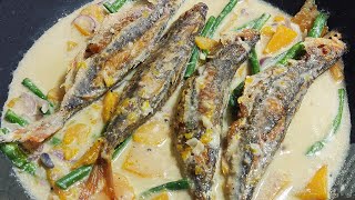 Ginataang Isda  Ginataang Dalagang Bukid [upl. by Kcaj]