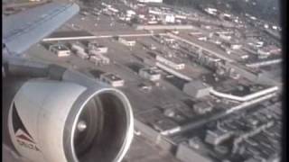 DELTA AIRLINES L1011 Takeoff from Atlanta 1992 [upl. by Aehtorod]