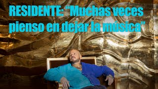 Entrevista al músico Residente quotA veces he pensado en dejar la músicaquot [upl. by Lorenzana]