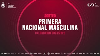 PrimeraNac  Sorteo calendario temporada 20242025 [upl. by Jeffie]