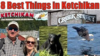 The 8 Best things to do in Ketchikan from an Alaska Cruise Rainforest Bears Eagles and Salmon [upl. by Seline]