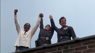 Police Academy 1984  Hightower saves Mahoney and Harris from the street thug [upl. by Gaeta]