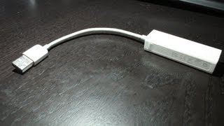 Using Apple A1277 USBEthernet adapter with windows 7 [upl. by Idissak]