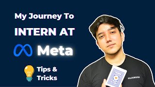 How I got an internship at MetaFacebook [upl. by Arihat]