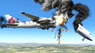 🔴LIVE Boeing 747 Crash LANDINGS  Live Plane Spotting XPLANE 11 [upl. by Chaffinch]