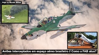 Aviões interceptados em espaço aéreo brasileiro – Como a FAB atua [upl. by Yseulta]