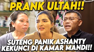 SUTENG PANIK SAMPAI NANGIS LIAT ASHANTY KETAKUTAN SENDIRIAN DI KAMAR MANDI [upl. by Atelra]