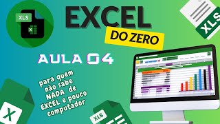 Aula 04  Comandos básicos do Excel e Criando Tabela do Excel básico Excel do Zero mesmo [upl. by Vachil]