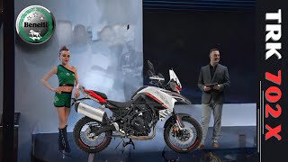 2025 NEW BENELLI TRK 702 X THE KING OF MIDDLE CLASS OFF ROAD ADVENTURE [upl. by Ulu]