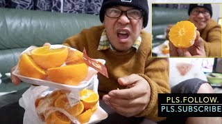 MAASIMASIM na MANAMISNAMIS Orange Mukbang sa Puntong CalapanBatangas [upl. by Ilil]