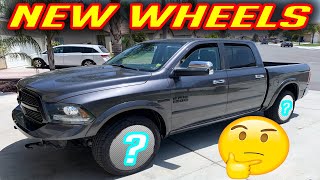 The EcoDiesel RAM 1500 Gets NEW WHEELS [upl. by Reyem906]