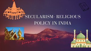 SECULARISMRELIGIOUS POLICY IN INDIA [upl. by Mert]