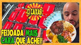 PEDIMOS A FEIJOADA MAIS CARA DO APLICATIVO  FEIJOADA RUBAIYAT  ProvandoDelivery [upl. by Akinahc964]