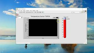 Demo TMP36 Simulated amp Physical DAQ Assistant [upl. by Naicad542]