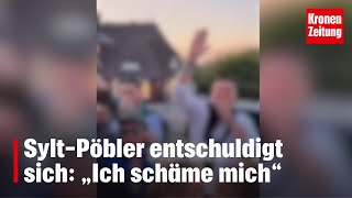 SyltPöbler entschuldigt sich „Ich schäme mich“  kronetv NEWS [upl. by Arrekahs]