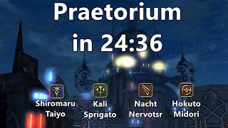 WR Praetorium in 2436 FFXIV Speedrun  Synced Coop [upl. by Bierman]