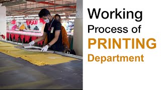 Printing Department Working Process [upl. by Hock]