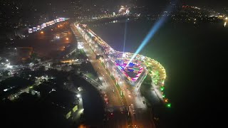 Bandra Reclamation Lightshow 2023 [upl. by Ydniw]