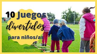 10 juegos DIVERTIVOS y entretenidos para NIÑOS [upl. by Yecnuahc661]