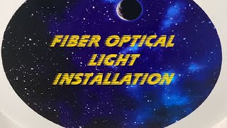 Fiber Optical Light Installation For Star Ceiling [upl. by Francis]