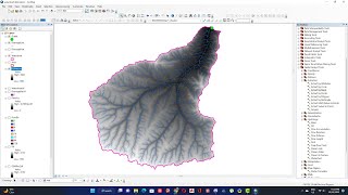 Deriving River Network and Catchments and Watershed Delineation from a DEM using QGIS [upl. by Annahsit]