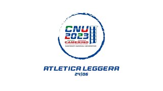 Campionati Nazionali Universitari 2023  Atletica Leggera Fabriano AN [upl. by Antons344]