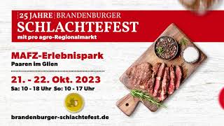 25 Brandenburger Schlachtefest 2023 [upl. by Drwde460]