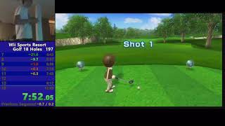 Former World Record Wii Sports Resort Golf 18 Holes in 1221 [upl. by Hterrag642]