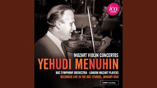 Violin Concerto No 2 in D Major K 211 II Andante Cadenza by Yehudi Menuhin [upl. by Culosio]