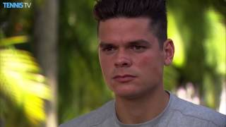 Milos Raonic Miami 2015 Wednesday Interview [upl. by Reamonn]