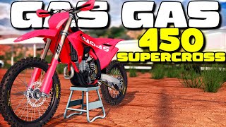 This GAS GAS 450 SET UP is INSANE in SUPERCROSS [upl. by Fang586]