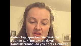 Lesson 1 for beginners  Learn German easily [upl. by Neiluj]