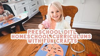 PRESCHOOL HOMESCHOOL DAY IN THE LIFE  PLAYING PRESCHOOL CURRICULUM  Curriculums Haul amp Craft Ideas [upl. by Ermanno]