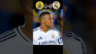 Al nassr Vs Real Madrid final penalty shoot out 2024  Ronaldo Vs Mbappe realmadrid Vs alnassr [upl. by Naillij]