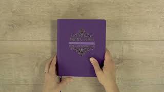 One Year Chronological Bible Expressions NLT Imperial Purple LeatherLike [upl. by Mandeville]