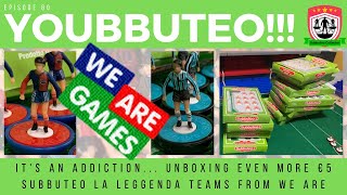 Unboxing EVEN MORE New Subbuteo La Leggenda Teams from We Are Games Youbbuteo [upl. by Essined]